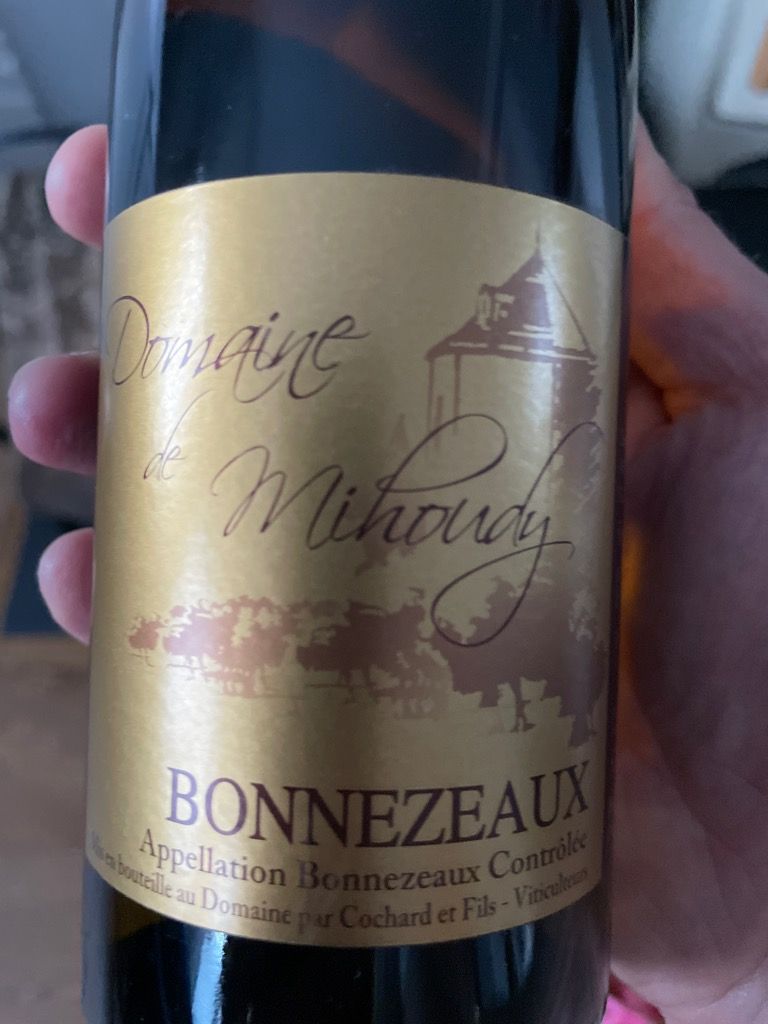 2020 Domaine de Mihoudy Bonnezeaux, France, Loire Valley, AnjouSaumur