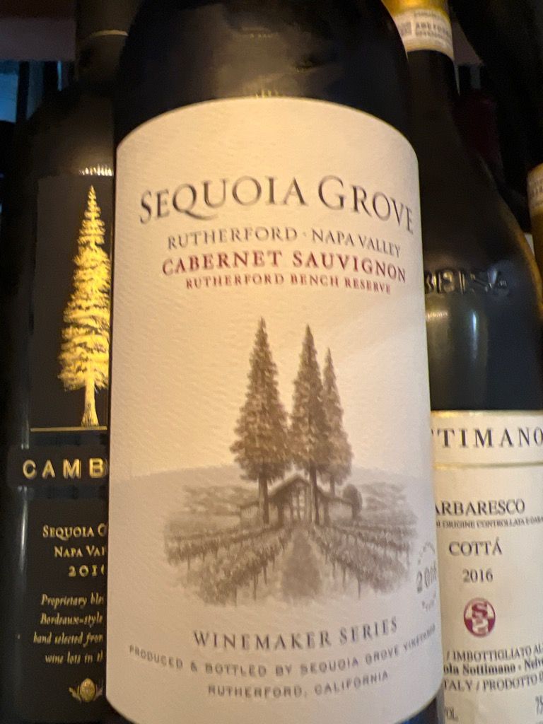 2018 Sequoia Grove Sauvignon Winemaker Series Rutherford Bench