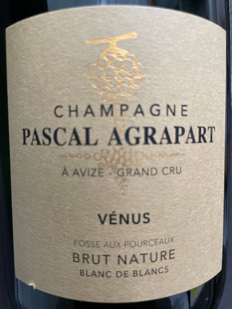 2017 Agrapart Champagne Grand Cru Vénus Brut Nature Blanc de