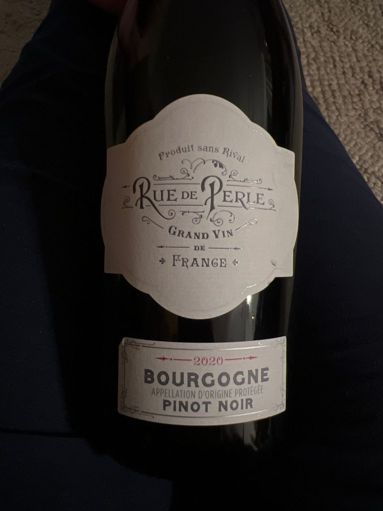 2020 Rue de Perle Bourgogne, France, Burgundy, Bourgogne CellarTracker