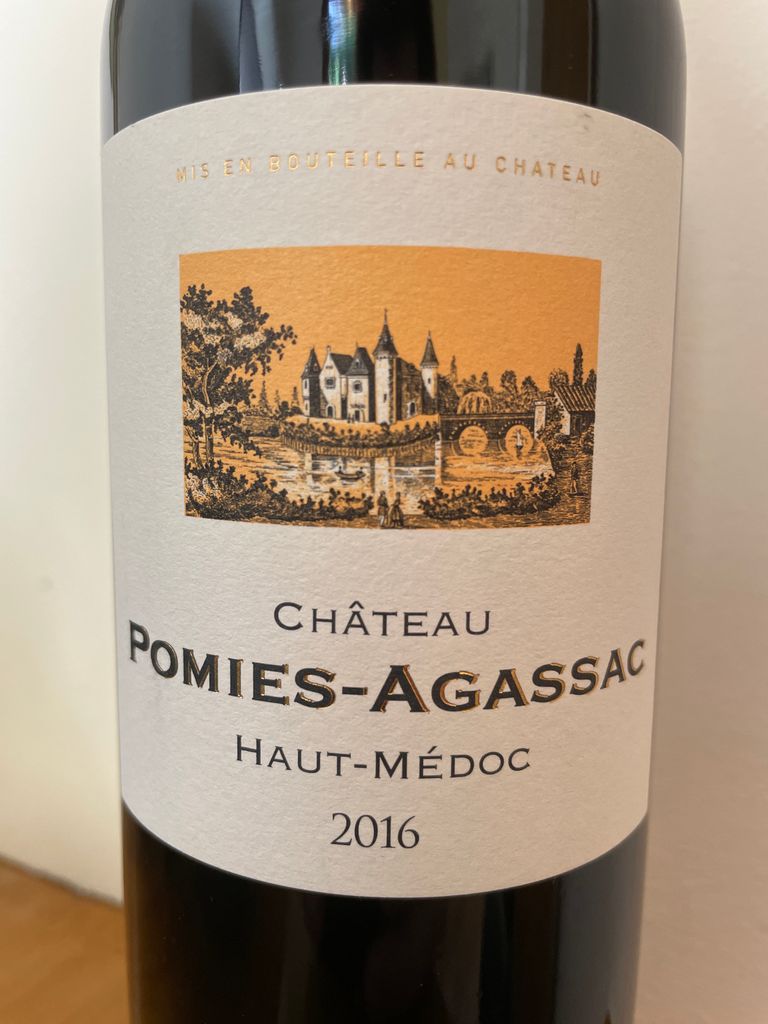 2016 Château Pomiès Agassac, France, Bordeaux, Médoc, HautMédoc