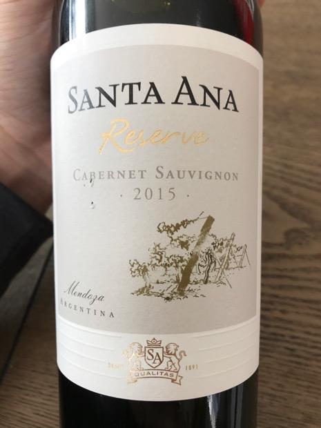2020 Bodegas Santa Ana Cabernet Sauvignon Classic