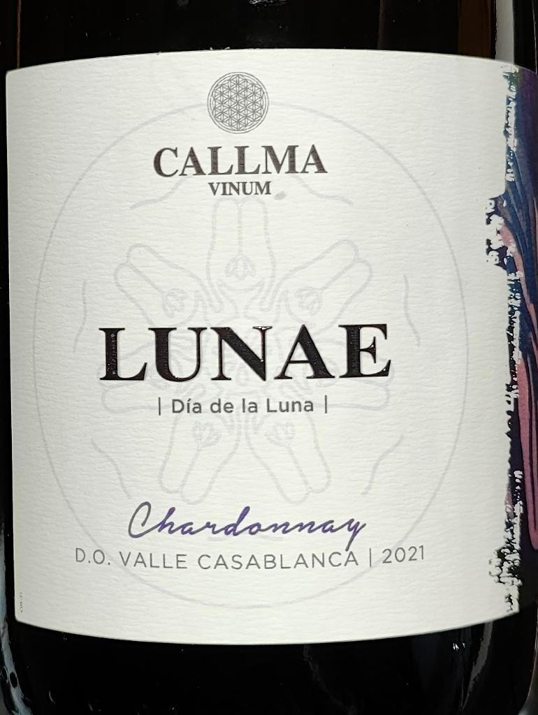 Callma 2021 Callma Vinum Chardonnay Lunae, Chile, Casablanca Valley ...