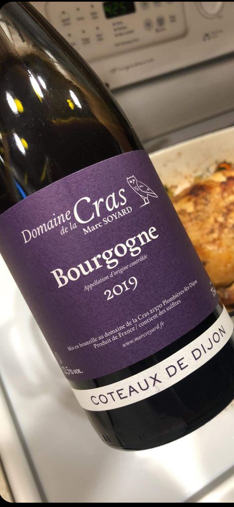 2019 Domaine de la Cras (Marc Soyard) Bourgogne Coteaux de Dijon ...