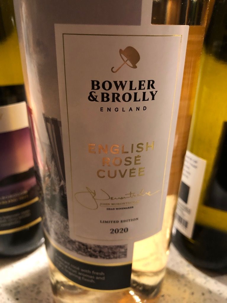 2020 Aldi Bowler & Brolly English Rosé Cuvée, United Kingdom, England