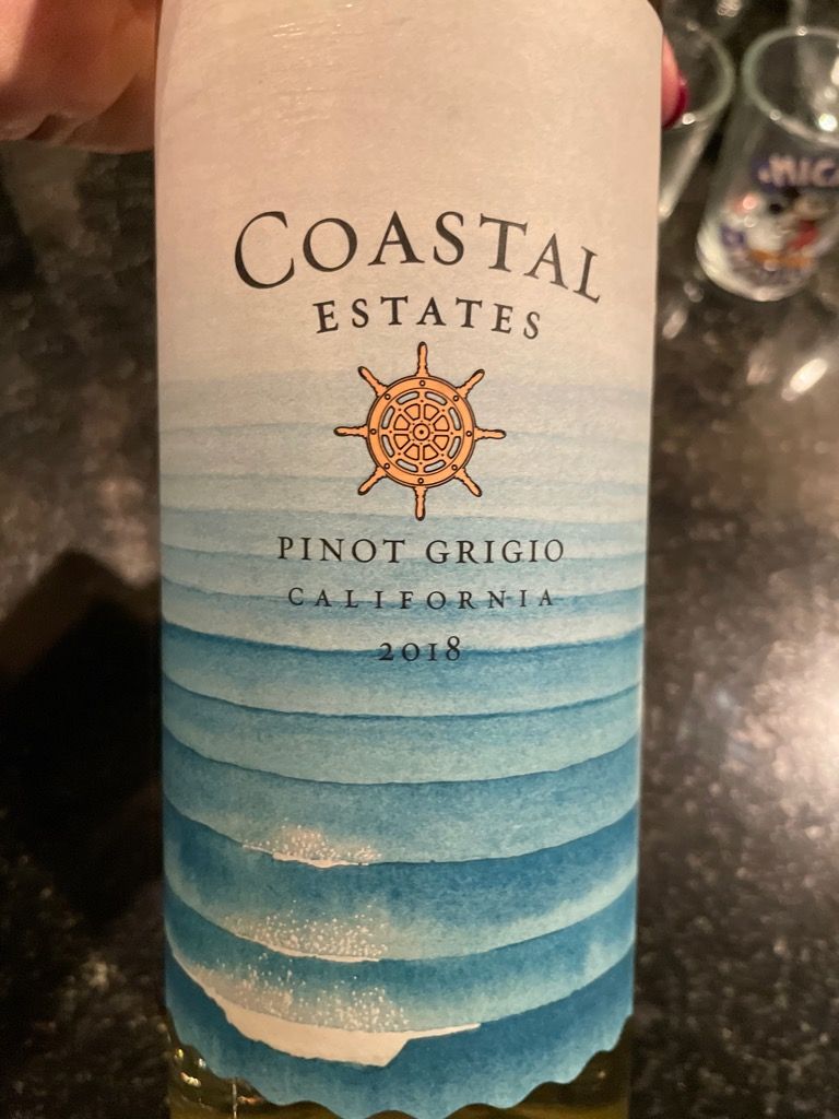 2016 Beaulieu Vineyard Pinot Grigio Coastal Estates, USA, California ...