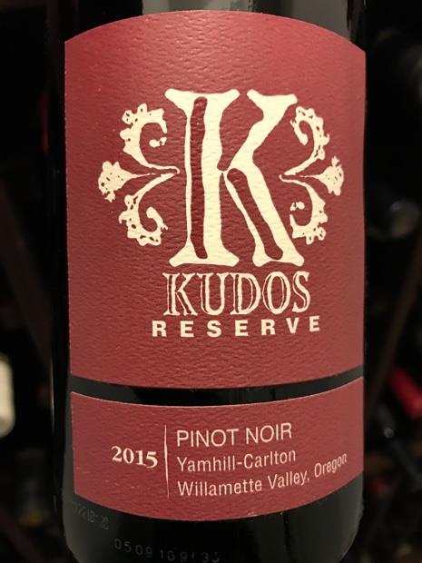 kudos pinot noir kudos pinot noir