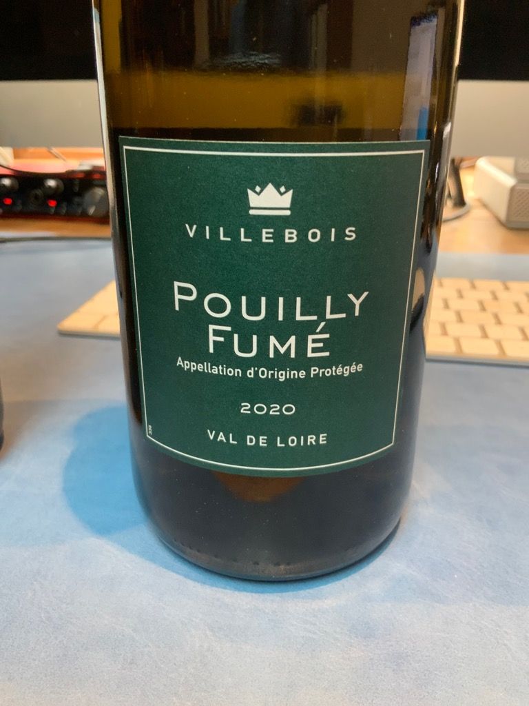 2020 Villebois PouillyFumé, France, Loire Valley, Upper Loire, Pouilly