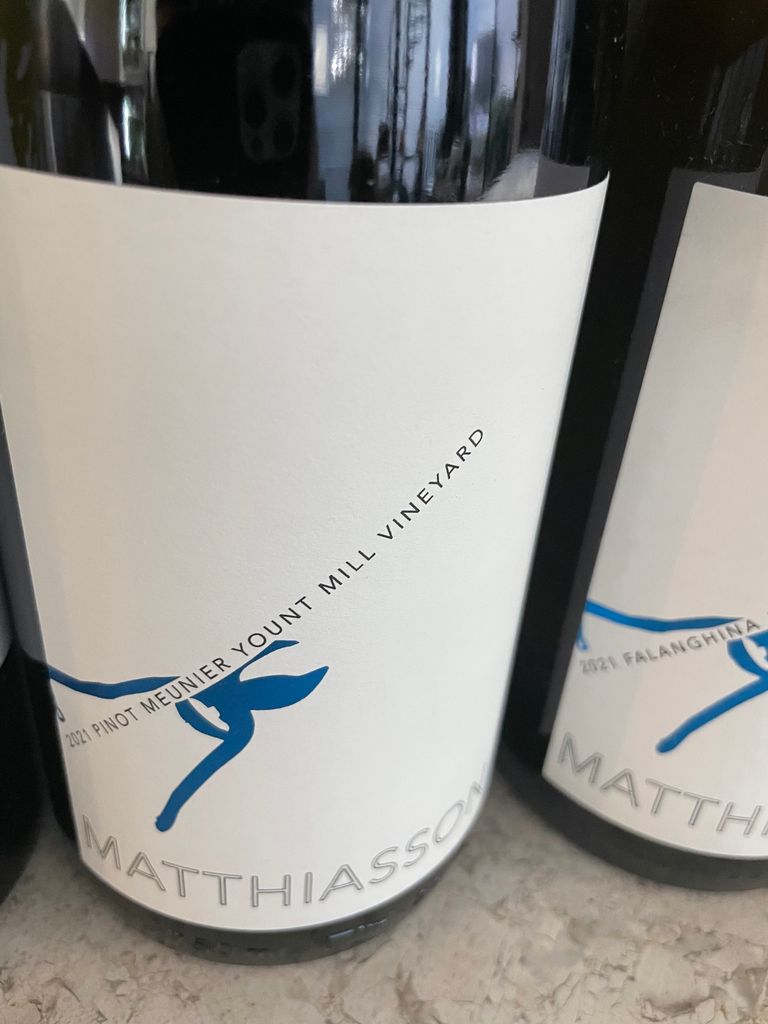 2021 Matthiasson Pinot Meunier Yount Mill Vineyard Usa California