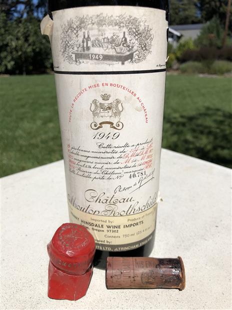 CHATEAU MOUTON ROTHCHILD 5本セット 1949 Château Mouton Rothschild - CellarTracker