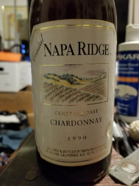 1990 Napa Ridge Chardonnay Coastal Vines - CellarTracker