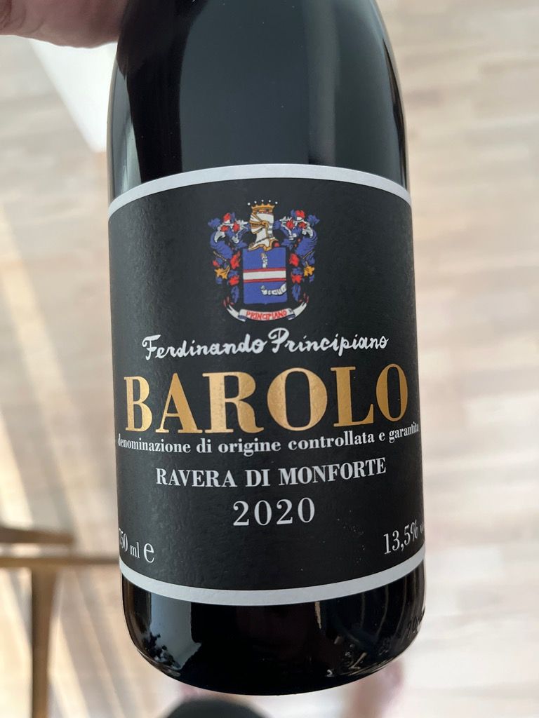 2020 Ferdinando Principiano Barolo Ravera di Monforte, Italy, Piedmont ...