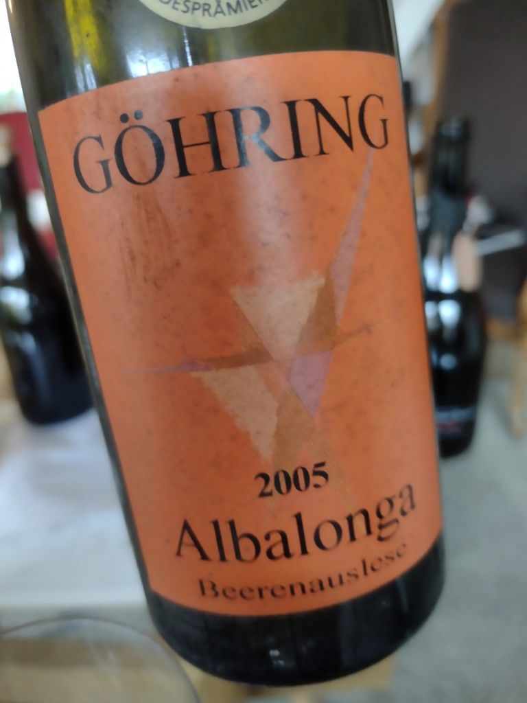 2005 Göhring Albalonga Beerenauslese, Germany, Rheinhessen CellarTracker