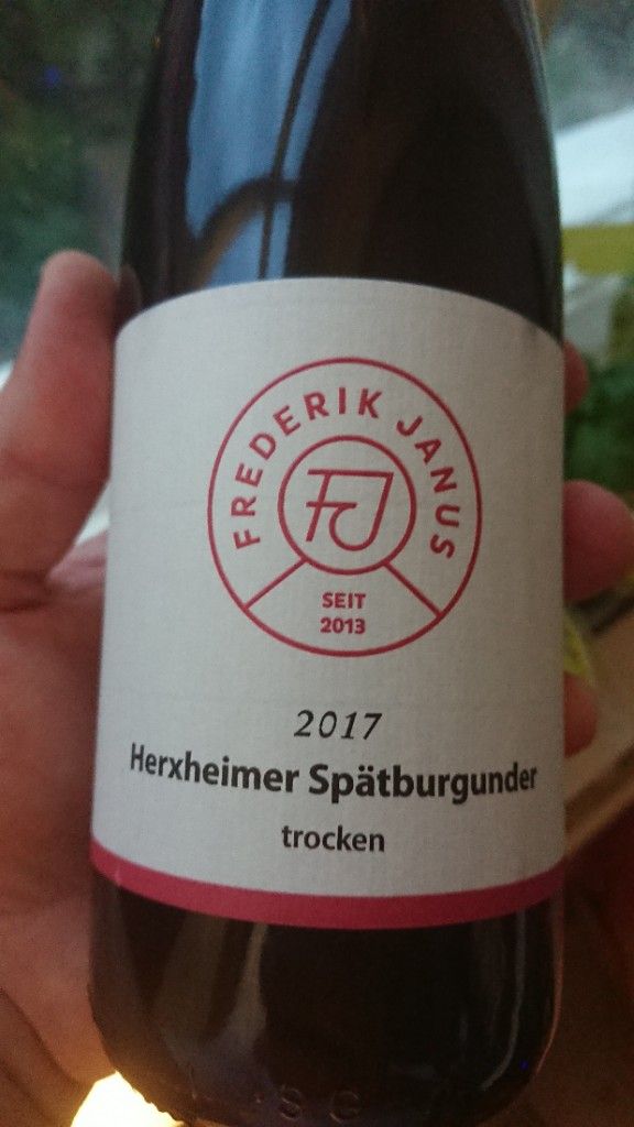 2014 Frederik Janus Spätburgunder Herxheimer, Germany, Pfalz ...