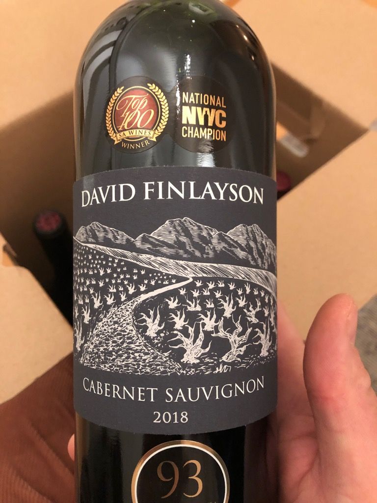 2018 David Finlayson Cabernet Sauvignon, South Africa, Coastal Region,  Stellenbosch - CellarTracker