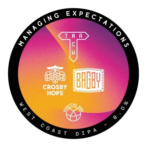 NV Track Brewing Co Managing Expectations West Coast DIPA Virtual 