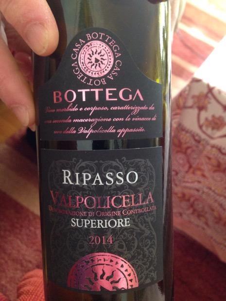 2014 Bottega Ripasso della Valpolicella Classico Superiore, Italy ...