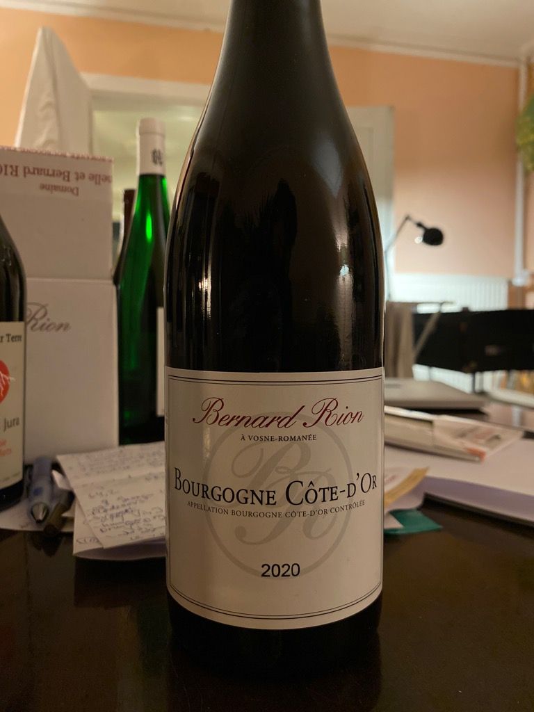 2021 Bernard Rion Bourgogne Côte d'Or - CellarTracker