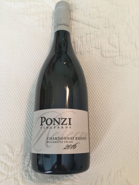 2016 Ponzi Vineyards Chardonnay Reserve, USA, Oregon ...
