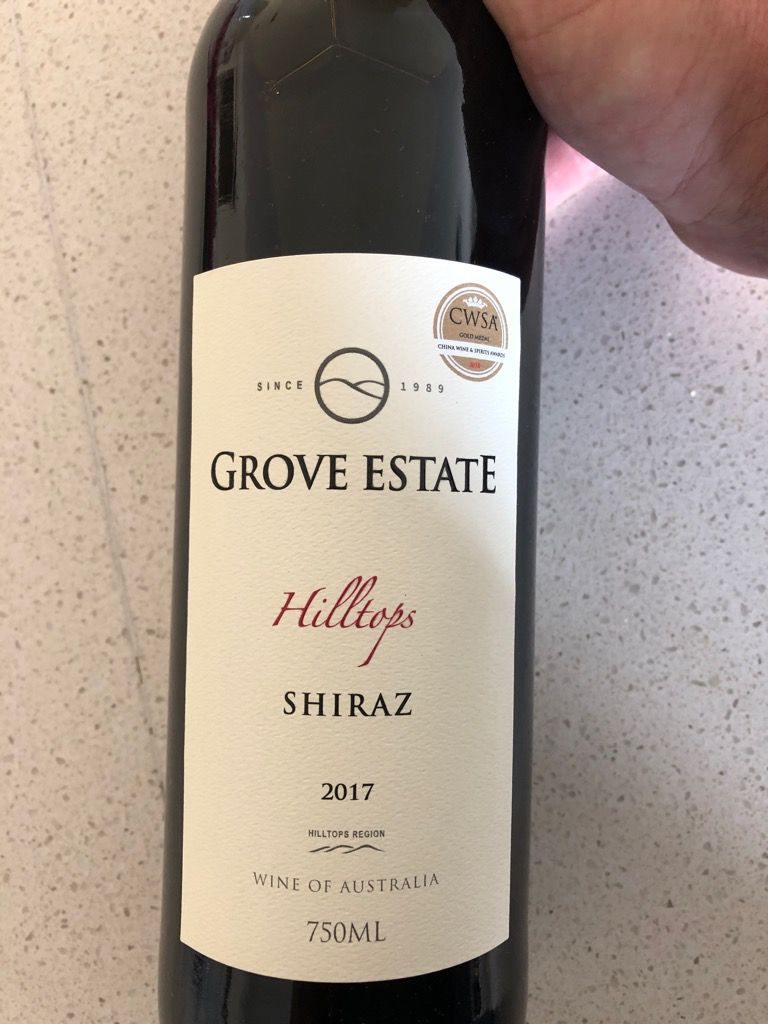 2019 Golden Grove Estate Shiraz, Australia, Queensland, Granite Belt