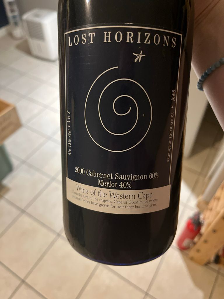 2002 Lost Horizons Cabernet-Merlot - CellarTracker