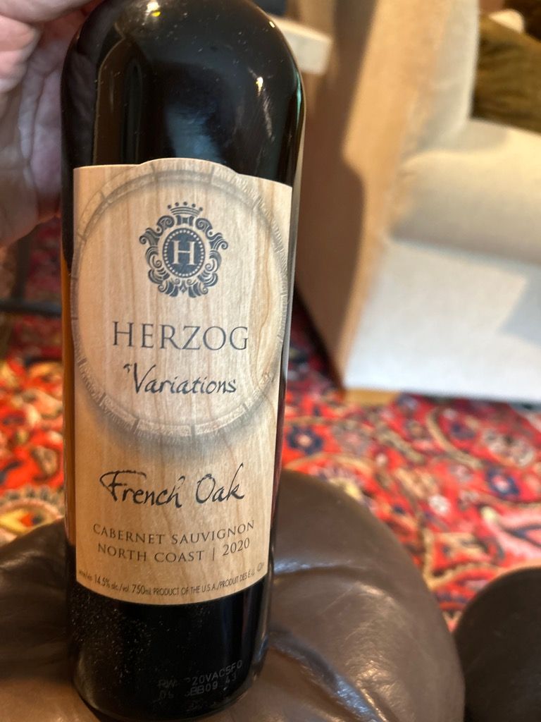 2021 Herzog Cabernet Sauvignon Variations / French Oak, USA, California ...