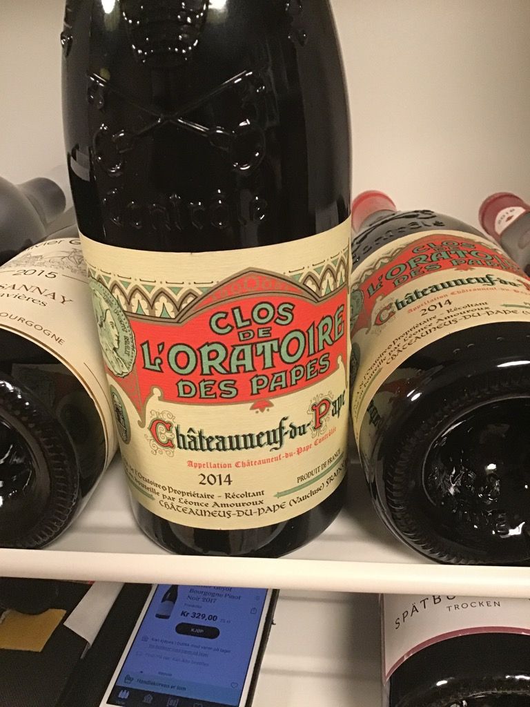 2014 Clos de l'Oratoire des Papes Châteauneuf-du-Pape