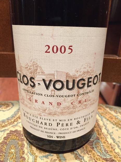 2005 Bouchard Père et Fils Clos Vougeot, France, Burgundy, Côte de