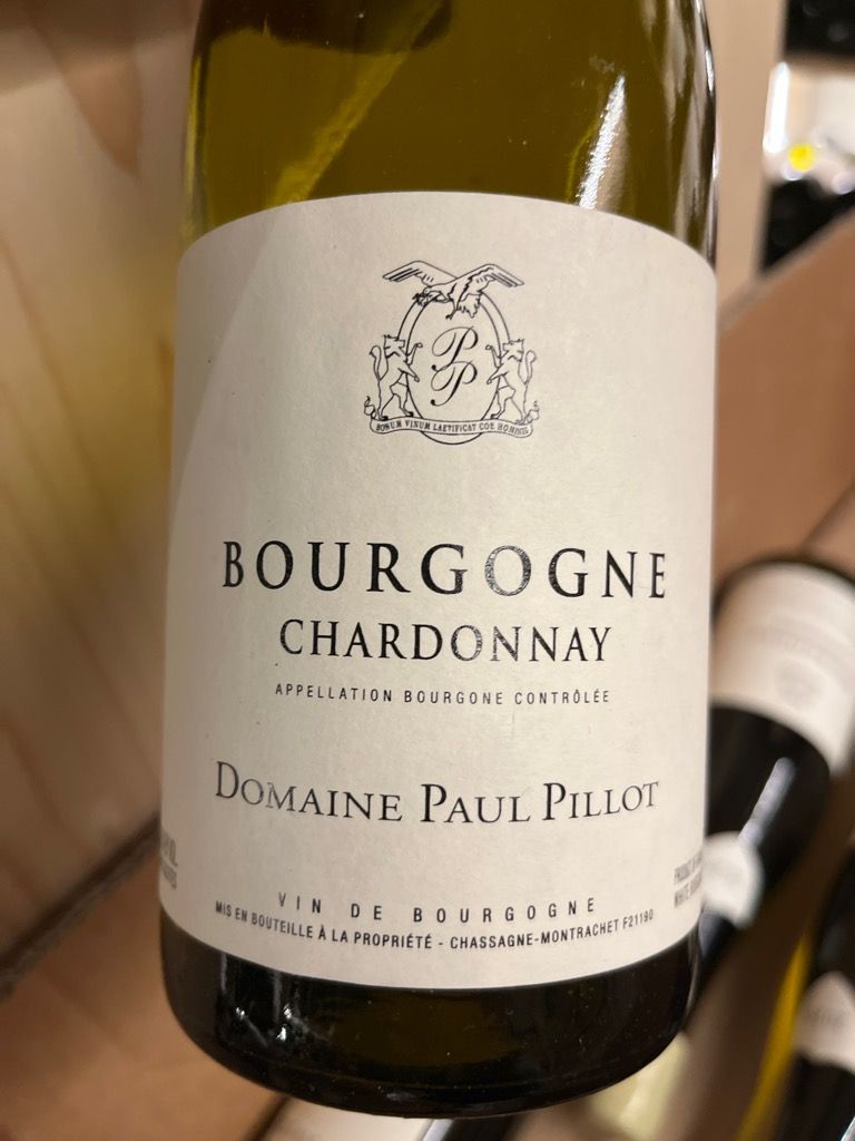 2020 Paul Pillot Bourgogne Blanc, France, Burgundy, Bourgogne Blanc ...