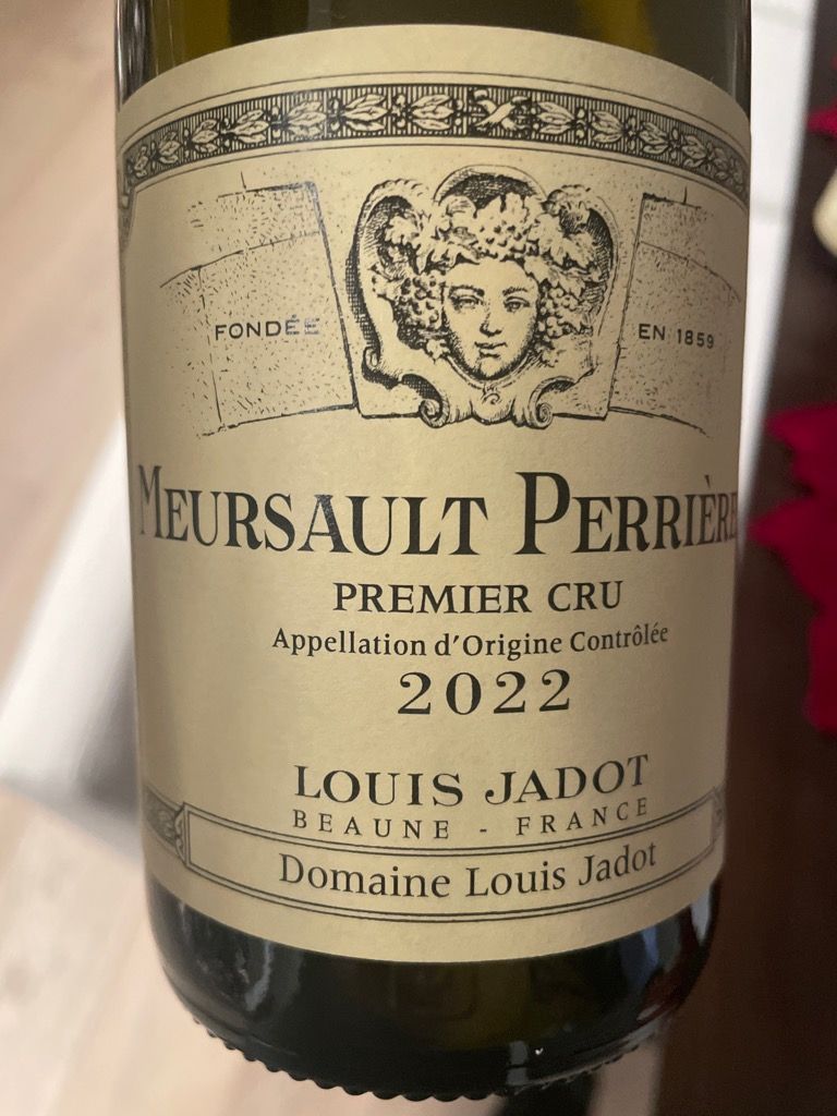 2022 Louis Jadot Meursault 1er Cru Les Perrières - CellarTracker