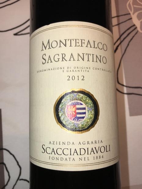 2012 Scacciadiavoli Sagrantino Montefalco, Italy, Umbria, Montefalco ...