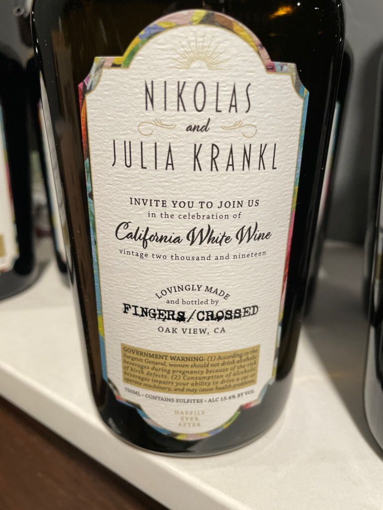 2019 Faethm / Fingers Crossed Two One White, USA, California