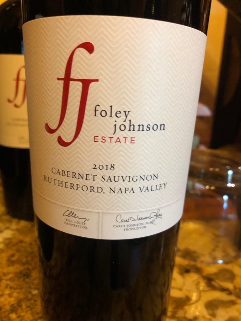 2018 Foley Johnson Cabernet Sauvignon Estate, USA, California, Napa ...