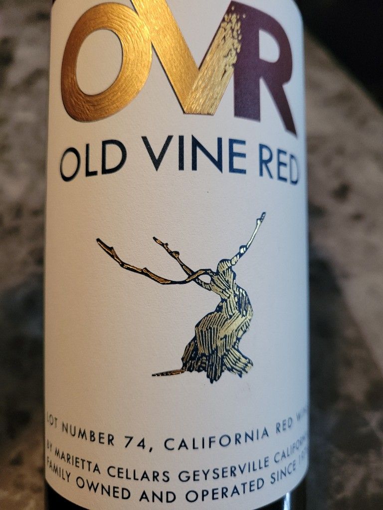 N.V. Marietta Cellars Old Vine Red Lot Number 74 - CellarTracker