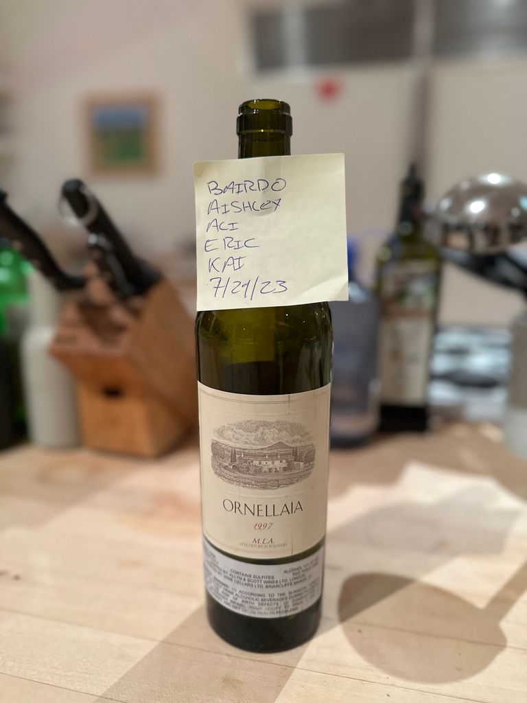 1995 Tenuta dell Ornellaia Bolgheri Superiore Ornellaia