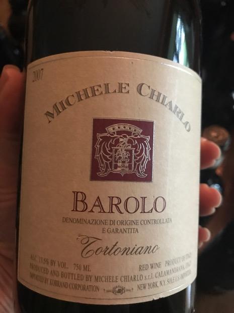 2007 Michele Chiarlo Barolo Riserva Tortoniano CellarTracker