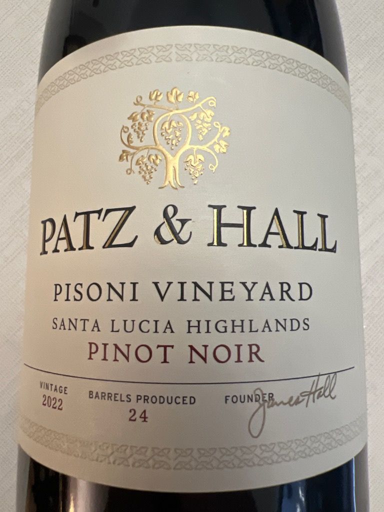 2017 Patz & Hall Pinot Noir Pisoni Vineyard - CellarTracker