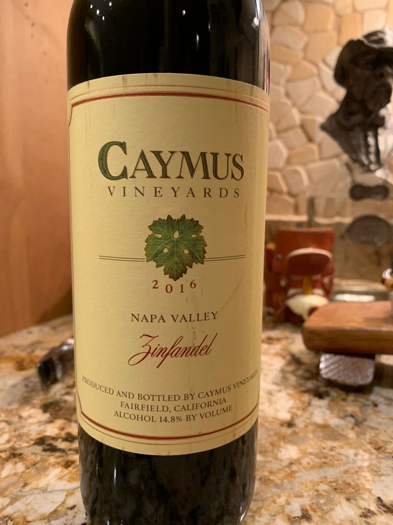 2016 Caymus Zinfandel - CellarTracker