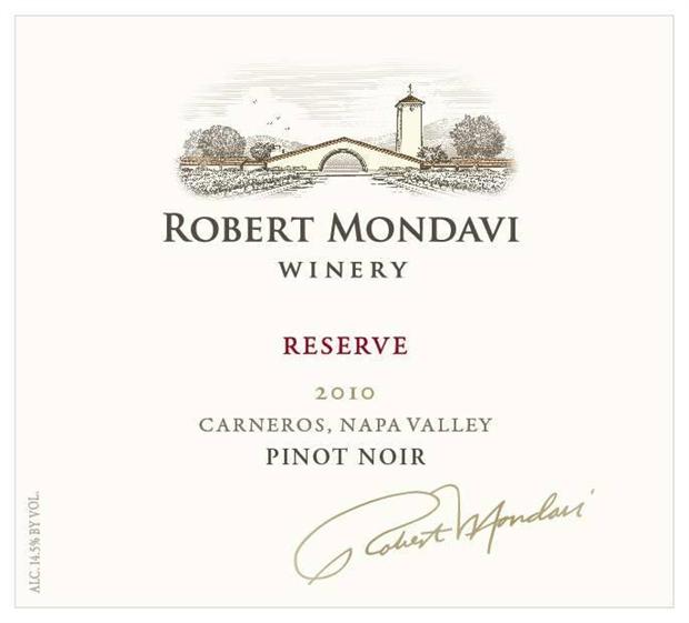 2010 Robert Mondavi Winery Pinot Noir, USA, California, Napa / Sonoma ...