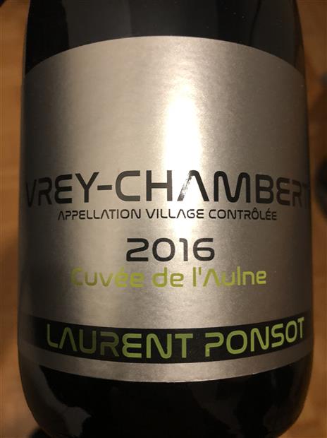 2019 Laurent Ponsot Gevrey-Chambertin Cuvée de l'Aulne - CellarTracker