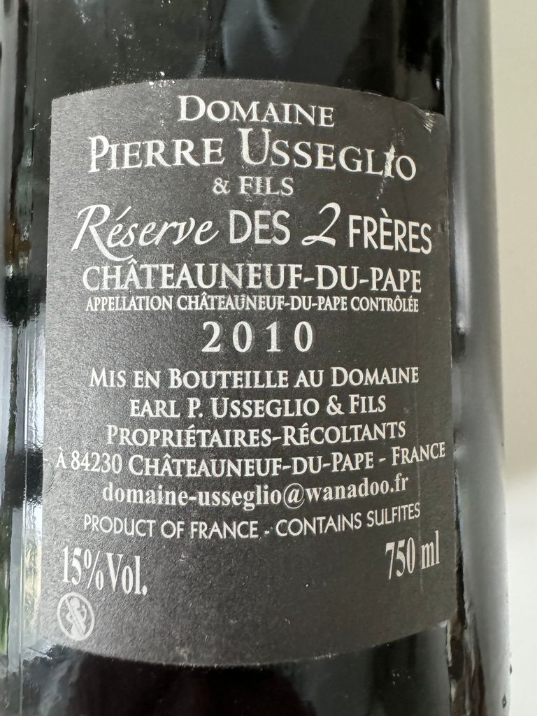 2005 Domaine Pierre Usseglio & Fils Châteauneuf-du-Pape Réserve
