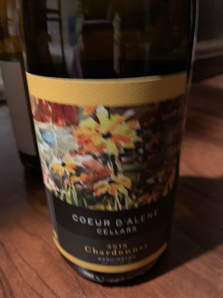 2021 Coeur d'Alene Cellars Chardonnay, USA, Washington, Columbia Valley