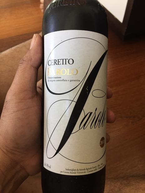 2012 Ceretto Barolo - CellarTracker