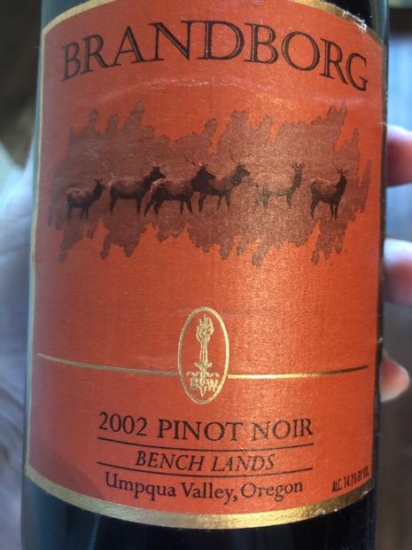 2021 Bench Lands Pinot Noir from Brandborg Vineyard & Winery