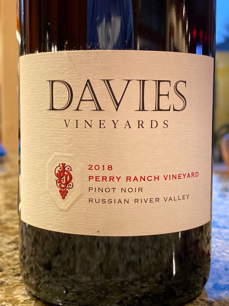 2018 Davies Vineyards Pinot Noir Perry Ranch Vineyard, USA, California