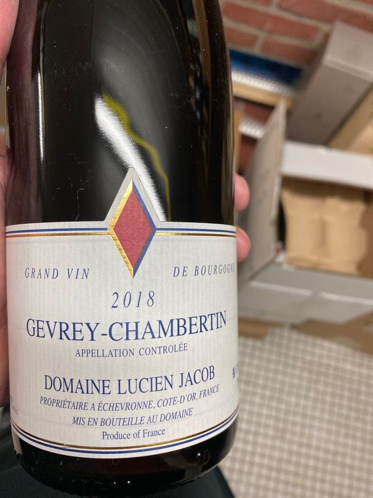 2017 Domaine Lucien Jacob Gevrey-Chambertin - CellarTracker