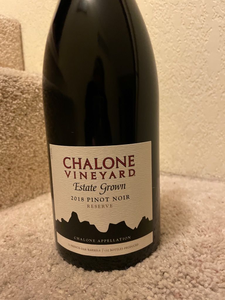2018 Chalone Vineyard Pinot Noir Reserve, USA, California, Central