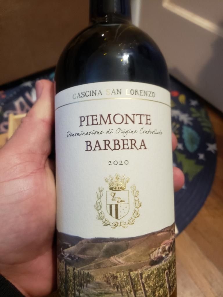 2021 Cascina Saria Piemonte Barbera San Lorenzo, Italy, Piedmont