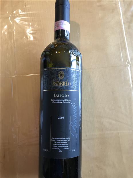 2006 Beni di Batasiolo Barolo - CellarTracker