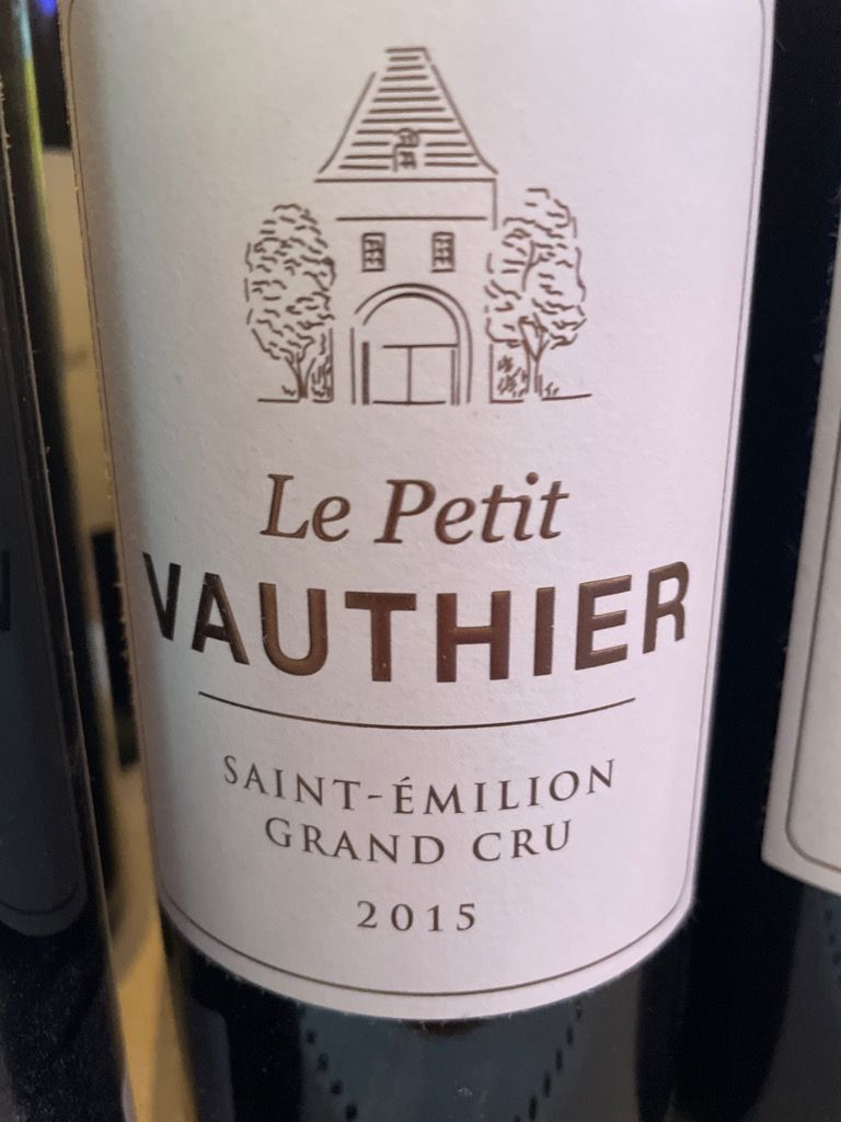 2015 Le Petit Vauthier - CellarTracker